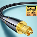 HIFI5.1/7.1 Channel Digital Fiber Optic Audio SPDIF Output Cable for Amplifier High-Quality Audio Fiber Optic Connection Cable. 