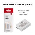 Canon lp-e8 battery for Canon 700d 600d 650d 550d DSLR camera. 
