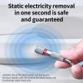 Static Rod Electrostatic Discharger Portable Anti-Static Keychain Winter Dry Climate Static Eliminator LED Electricity Detection.