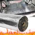 Thick Aluminum Fiber Muffler Cotton Car Auto Fender Heat Sound Deadener Insulation Mat Sound Proofing Mat Pad 20X500cm for Car. 