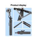 C20 Magnetic Selfie Stick Tripod for iPhone 12-16 Pro Max Travel Stand with Magsafe Phone Clamp for Android Smartphone. 