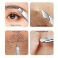 1/4 pcs Eyebrow Tweezers Set Stainless Steel Eyebrow Forceps Professional Beauty Tool Set For Facial Hair Inward Growing women. 