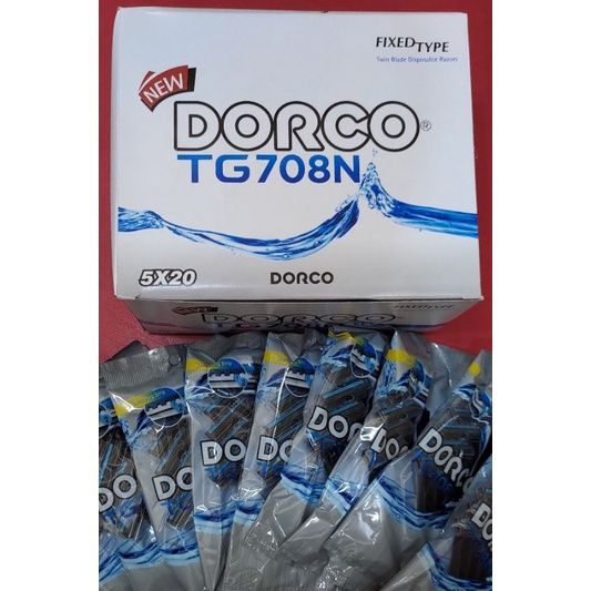 DORCO Original TD708N Twin Blade Shaving Razor (5 x 20packs) 100Razors ...