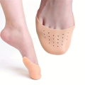 1Pair Gel Toe Caps Soft Ballet Pointe Dance Athlete Shoe Pads Toe Pads Pointe Silicone Gel Pouch Protector With Breathable.