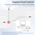 16A Mini WiFi Smart Switch DIY Breaker Relay Light Switch Timer Function eWeLink App Works with Alexa  Assistant lightify. 
