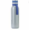 reduce Stainless Steel Vacuum Insulated Hydro Pro Bottle with Nonslip Rubber Base & Carrying Strap, 20oz - Tasteless and Odorless (Opaque Gloss Gray. 