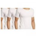 Pack of 3 Men's Half Sleeves Cotton Bunyan White Color. 