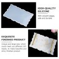 1 piece rectangle irragular Silicone epoxy Resin Tray Mold Casting |12 inches rectangle tray mold for epoxy resin. 