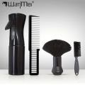 4pcs Professional Barber Brush Set Neck Duster Beard Haircut Comb Water Spray Bottle Anti-Static Beard Shaving Supplies Salon. 