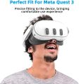 Comfortable Anti Sweat Washable Eye Mask Silicone Face Pad&Lens Cover&Cloth For Meta Quest 3/3s/2 VR Accessories 3S Idea .