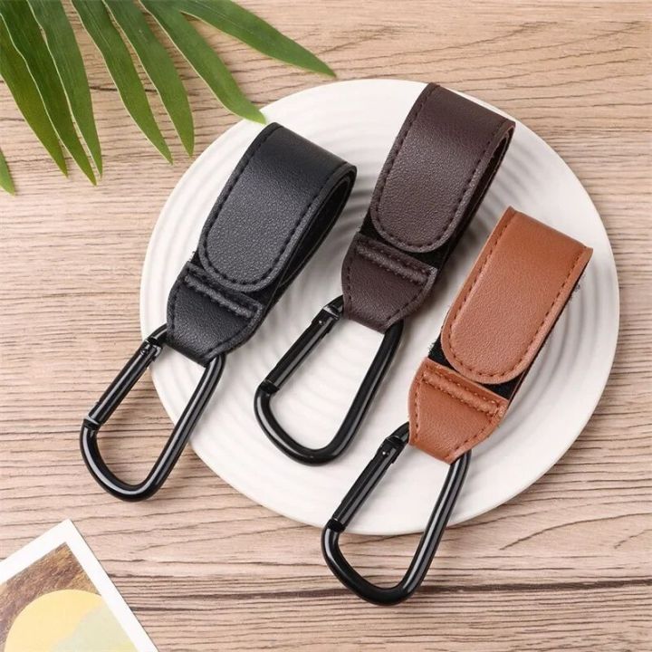 Stroller%20Hooks%20Baby%20Diaper%20Bag%20Hook%20Stroller%20Organize%20PU%20Leather%20Adjustable%20Pram%20Multi-function%20Hook%20Strong%20Bearing%20High%20Quality%20-%20Image%205