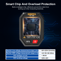 HYTAIS Digital Socket Tester Battery Power Smart Detector Large Backlit EU US UK Plug Ground Live Zero Line Polarity Phase Check. 