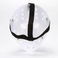 Mask New Freddy vs Jason Horror Fun Mask All White Pure White Jason Scary Mask Halloween Party Cosplay Masks for Adult Men Gift. 