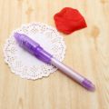 NEW Luminous Light Pen Magic Purple 2 In 1 UV Black Light Combo Drawing Invisible Ink Pen Learning Education Toys For Child. 