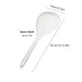 1 Pc White Large Capacity Spoon Withstand High Temperature Hung Dumplings Leaking Net Not Easy To Deform Kitchen Supplies.