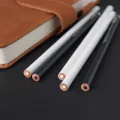 6pcs Black White Color Pencils Permanent Color Drawing Pencil Oil-based Wooden Colored Pencils For Artist And Beginner Art. 