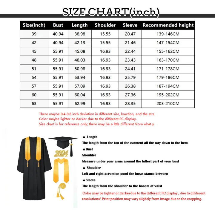 Campus%20bachelor%20suit%20Graduation%20Cap%20And%20Gown%202024%20Set%20With%20Tassel%20Honor%20Cord%20Graduation%20Stoles%20For%20High%20School%20College%20Bachelor%20-%20Image%206