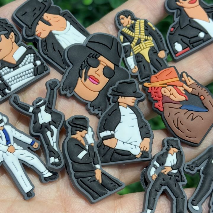 14pcs%20Michael%20Jackson%20Designer%20Style%20Shoe%20Charms%20DIY%20Garden%20Shoe%20Accessories%20Decorations%20for%20Man%20Kids%20Birthday%20%20-%20Image%203