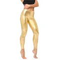 Metallic Color PU Leggings Women Faux Leather Pants Dancing Party Pant Sexy Night Club Skinny Costume Pants Tight Trousers. 