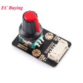 EC11 Rotary Encoder Module for Arduino Brick Sensor Development Round Audio Rotating Potentiometer Knob Cap PH2.0-5pin Interface. 