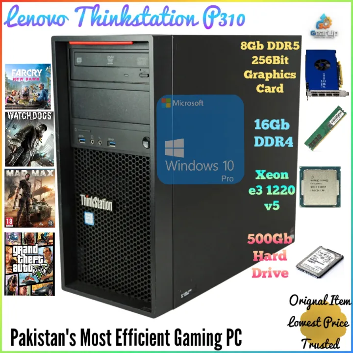 Lenovo%20P310%20Thinkstation%20-%20Pakistan's%20most%20efficient%201080p%20Gaming%20PC-%208Gb%20Graphic%20Card%20DDr5%20256%20Bit%20-%2016Gb%20DDR4%20Ram%20-%206th%20Gen%20Xeon%20E3%201220%20v5%20-%20500Gb%20Hard%20Drive%20-%20Best%20Compact,%20Efficient,%20Powerful%20And%20Budget%20Gaming%20PC%20-%20Image%202