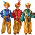 Boys India Arab Aladdin Cosplay Lamp genie costume Masquerade Party Halloween Carnival Party Costumes Arabian Prince Costume. 