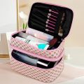 Large Capacity Makeup Bag Double Zip Women Cosmetic Bag Bathing Pouch Travel Toiletries Organizer Waterproof Storage Make Up Cas.