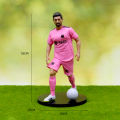 6pcs New Football Star FIFA C.Ronaldo  Messi Mbappe Model Dolls Cartoon Cute Action Figure Car Accessories Football Fans Gifts. 