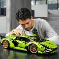 LEGO Technic Lamborghini Sian 1:8 Scale FKP 37 Car Model Set. 