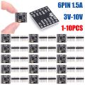 10-1PCS DRV8833 Motor Drive Module Good Heat Dissipation DC Gear Motor Driver 1.5A Single H Bridge Controller Board for Arduino. 