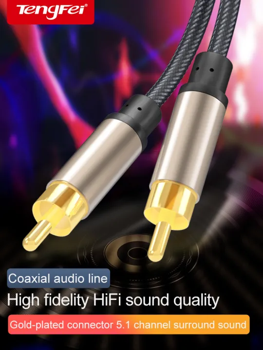 HiFi%205.1%20SPDIF%20Coaxial%20Cable%201m%201.5m%202m%203m%205m%208m%2010m%20Video%20Cable%20for%20TV%20Amplifier%20Speaker%20Soundbar%20-%20Image%206