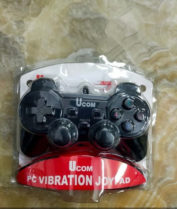 UCOM PC VIBRATION JOYPADE GAME PAD CONTROLLER FOR PC/LAPTOP (MOBILE NOT SUPPORTED)