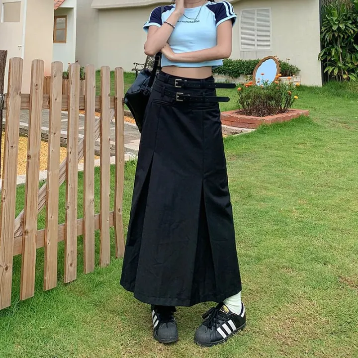 Gray%20Midi%20Pleated%20Skirts%20For%20Women%20Summer%202025%20High%20Waist%20A%20Line%20Maxi%20Zipper%20Skirts%20For%20Office%20Lady%20Long%20Wide%20Skirt%20Woman%20Black%20-%20Image%202