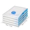 1PC Transparent Border Vacuum Bag For Clothes Storage Bag Home Organizer Compressed Seal Travel Saving Bag. 