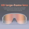 ROCKBROS Photochromic Glasses  HD Large-frame Lens Sunglasses MTB Glasses Road Bike Cycling UV400 Goggles Bicycle Sports Eyewear. 