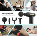 Mini Electric Massage Gun Portable Deep Tissue Massage Gun - Pain Relief USB Rechargeable Body Massager Message Gun Body Muscle Relief Massage Gun Fitness Portable Fascial Gun Deep Tissue Mini Massage Gun Message Gun Electric Message Gun.