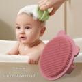 Dinosaur Silicone Scalp Massager Shampoo Brush with Soft Silicone Bristles for Dandruff Removal, Hair Growth and Scalp Care.