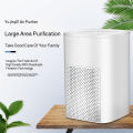 Home Air Purifier Mini Indoor Blue Light Negative Ion Air Freshener with HEPA Filter for Office.