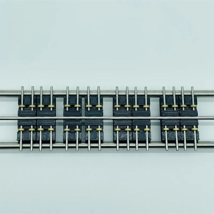 1/87 Ho Scale Train Track Bearing Train Roller Test Stand With 8 Rollers  50cm Track Model Accessories Train Treadmill