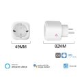 16A Tuya WIFI Plug Smart life Socket Outlet UK EU AU Brazil FR Israel IT Plug APP Remote Control Work For Alexa Google Assistant. 