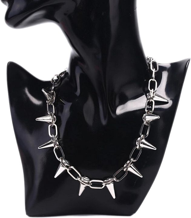 PESENAR%20New%20Rivets%20Chokers%20Punk%20Goth%20Handmade%20CCB%20Material%20Choker%20Necklace%20Spike%20Rivet%20Necklace%20Rock%20Gothic%20Chokers%20-%20Image%205
