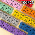 Event Essentials: 100 Raffle Tickets for Classroom Lottery, Drink Fests, Event Celebrations..