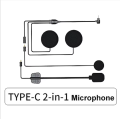 Motorcycle Helmet Bluetooth Headset Intercom Microphone Universal Accessories Full Helmet Half Helmet 3/4 Helmet Face-off Helmet.