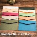 10pcs No.7 C5 Thickened Business Envelopes - Factory Direct Western Invitation Cards - Solid Color Liner Large Envelopes. 