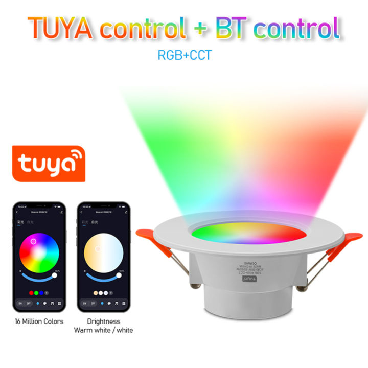 RGB%20TuYa%20Led%20Downlight%20AC85-265V%2015W%20Dining%20Room%20LED%20Spotlight%20Smart%20Ceiling%20Light%20CW+WW%20Recessed%20Down%20Light%20Round%20Panel%20Light%20-%20Image%204
