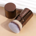 MAANGE 1pcs Retractable Blush Brush Kabuki Foundation Brush Soft Dense Powder Contour Makeup Brushes Portable Makeup Beauty Tool.