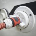 An Adapter for RV Water Tanks, a Water Filling Device Equipped with a Quick Hose Connector And O-Ring Seal,Without Battery.