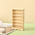 1:12 Dollhouse Miniature Bookcase 6-layer Storage Rack Display Cabinet Showcase Furniture Model Decor Toy Doll House Accessories. 