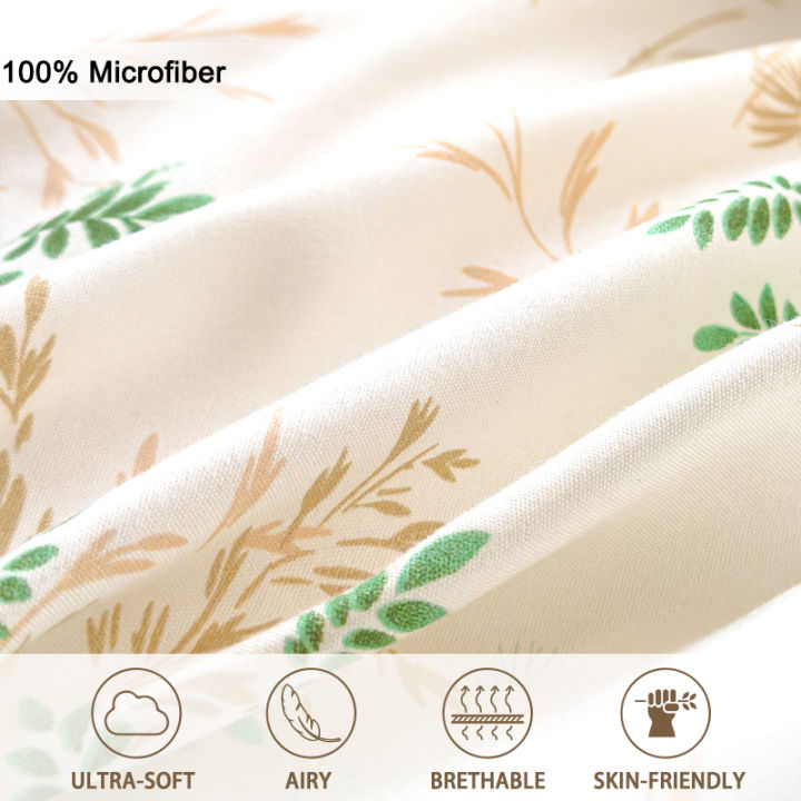 3pcs%20Elegant%20Floral%20Tea%20Art%20Print%20Duvet%20Cover%20Set%EF%BC%8C%20Soft%20Skin-Friendly%20Bedding%20Set%20Includes%201%20Duvet%20Cover%20And%202%20Pillowcases%20-%20Image%204