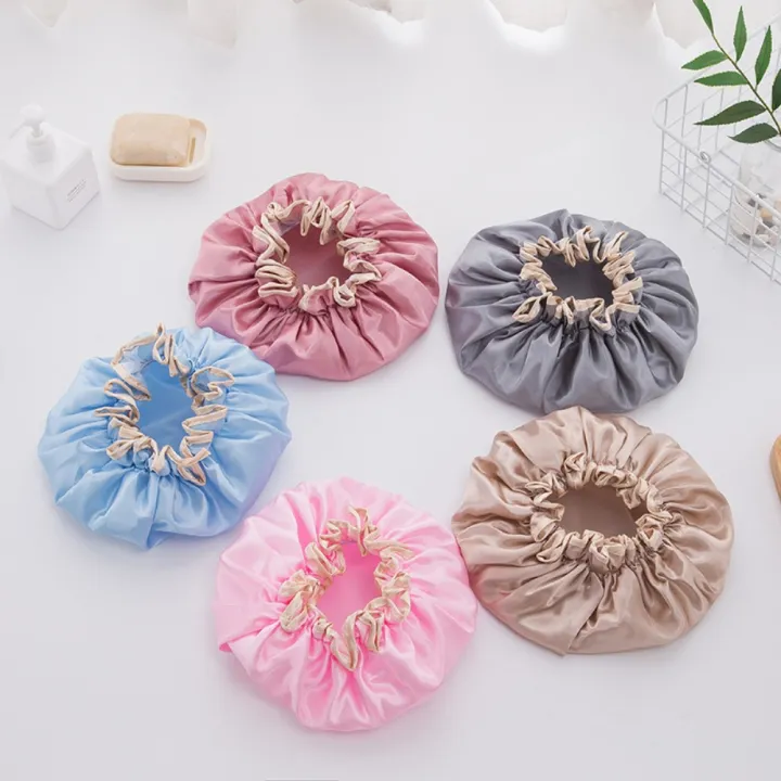 Double%20Layer%20Shower%20Cap%20Women%20Waterproof%20Thickened%20Reusable%20Oil%20Proof%20Kitchen%20Hair%20Cover%20Bonnet%20Satin%20Hair%20Bonnet%20for%20Sleeping%20-%20Image%204